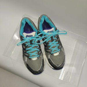 Asics Womens Duomax Athletic Running Walking Shoes Gray Teal Size‎ US 8.5 T2L6N